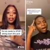 Raisha Doumbia, 20, left and Kai Harris, 17, have turned to TikTok to discuss racial injustice. It comes after TikTok apologized for a "technical glitch" that hid videos related to Black Lives Matter.