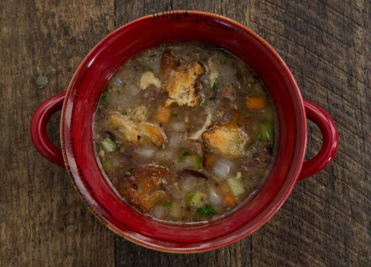 The lemon chicken soup at Branch Line in Watertown.