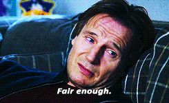 A man wistfully says "Fair enough."