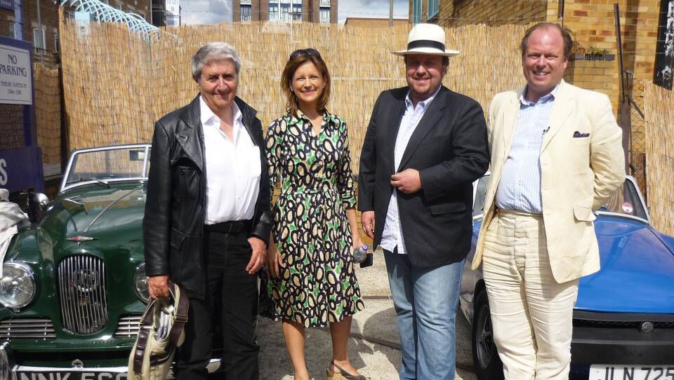 Tom Conti and Katie Derham