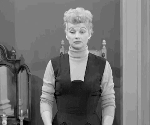 Lucille Ball shrugs