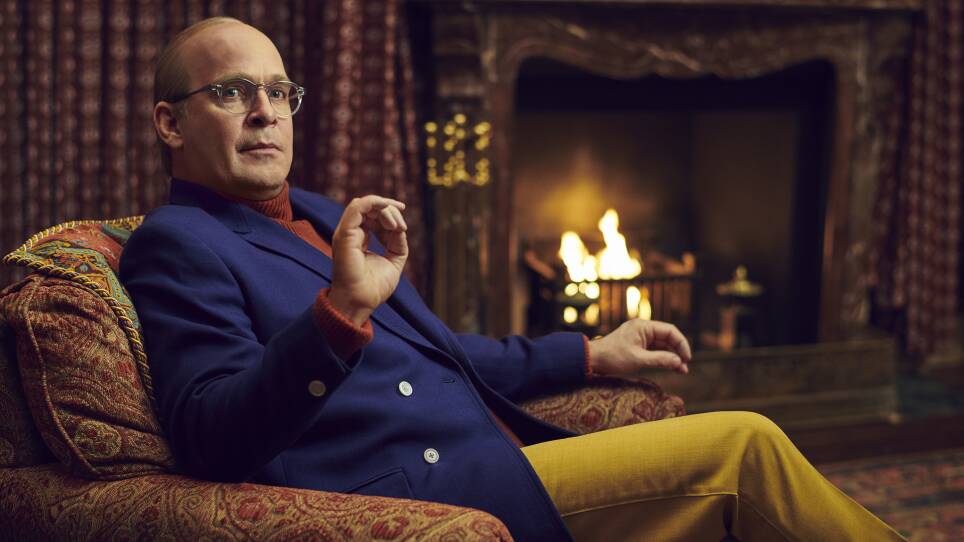 Tom Hollander as Truman Capote in <em>Feud: Capote vs. the Swans.</em>