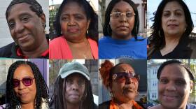 A collage of eight women of color. They are all posing and looking at the camera. Some have solemn expressions and some are smiling.