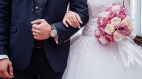 A Couple On Their Wedding Day