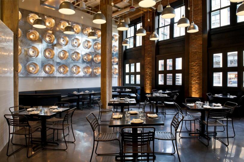 The interior of Row 34 in Boston
