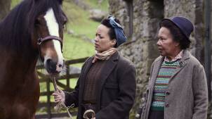 Shown from left to right: Cat Simmons as Grace Chapman and Cleo Sylvestre as Anne Chapman