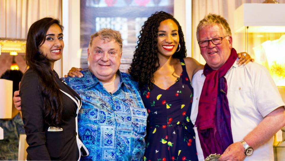 Russell Grant and Michelle Ackerley