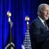 President Biden speaks at the House Democratic Caucus Issues Conference Friday in Philadelphia.