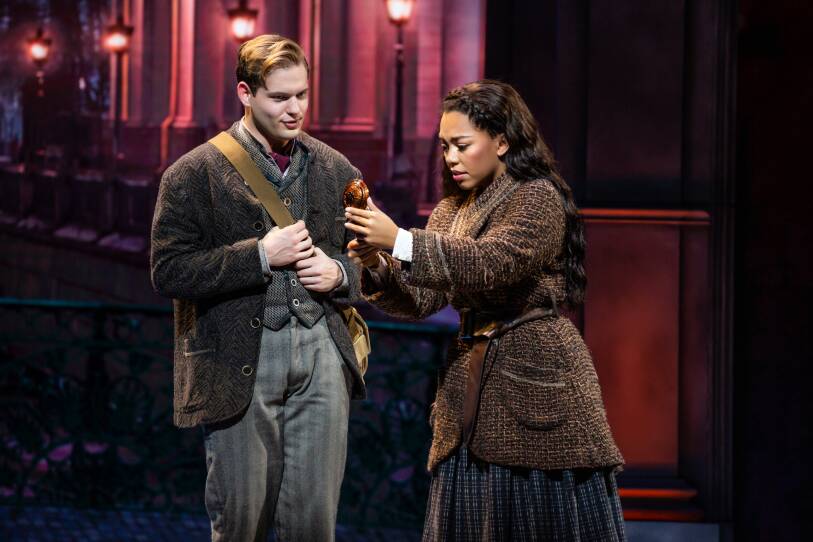 Sam McLellan (Dmitry) and Kyla Stone (Anya) in The North American Tour of ANASTASIA – Photo by Jeremy Daniel(1717).jpg