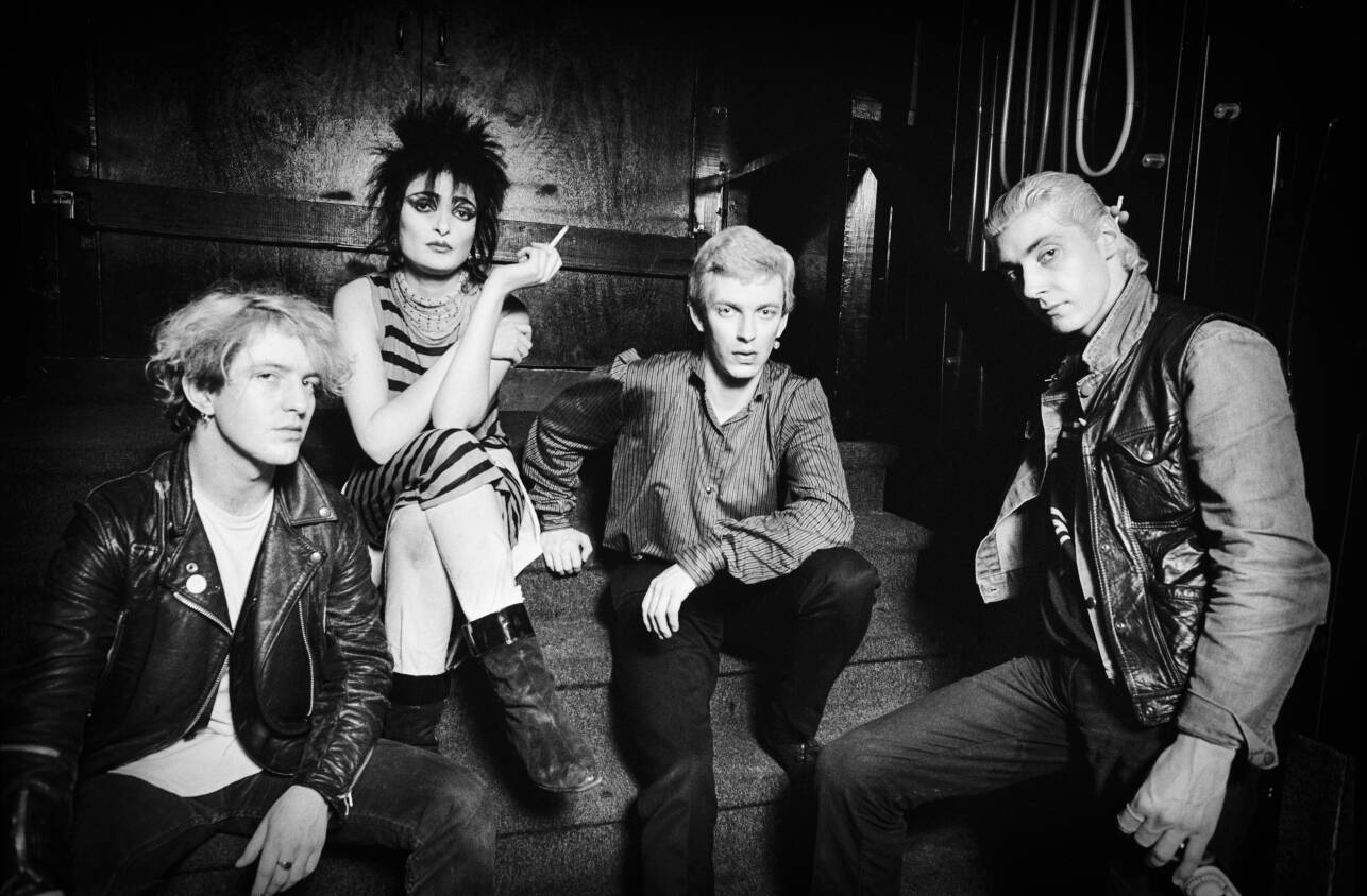 Siouxsie and the Banshees vocalist Siouxsie Sioux performs live