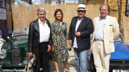 Tom Conti and Katie Derham
