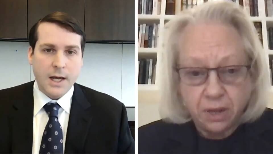 David and Kathe Sackler, members of the family that owns Purdue Pharma, the maker of OxyContin, testified via video to a House Oversight Committee hearing on Dec. 17, 2020. Sackler family members have acknowledged that the drug had a role in the opioid crisis, but they have stopped short of apologizing or admitting wrongdoing.