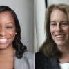 Headshots of Andrea Campbell and Shannon Liss-Riordan