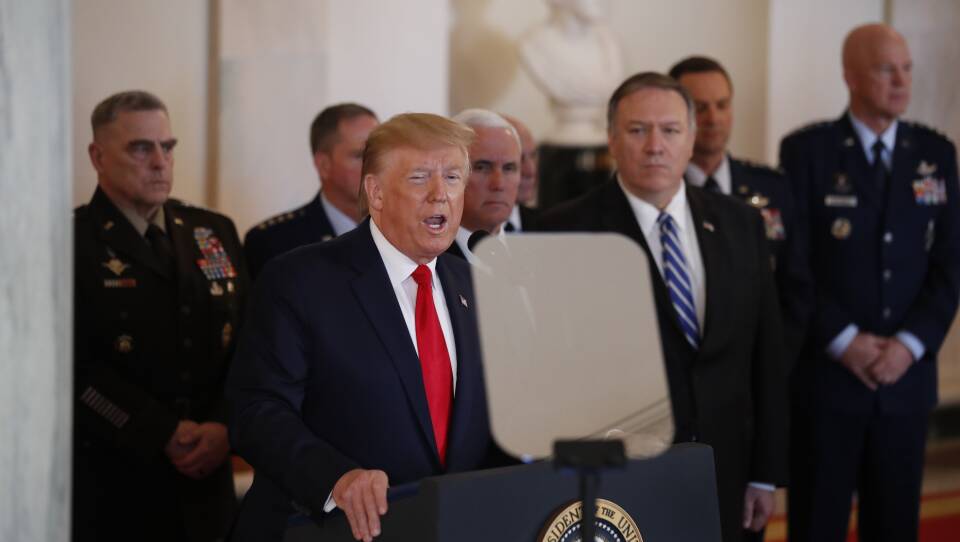 Donald Trump, Mike Pence, Mike Pompeo