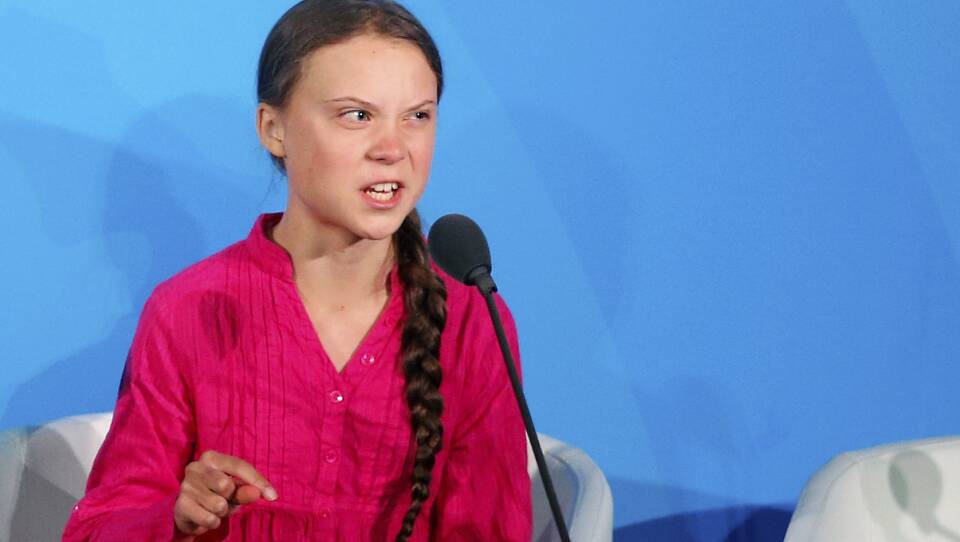 Image 17 Climate Activist Greta Thunberg addresses the Climate Action Summit at the United Nations General Assembly