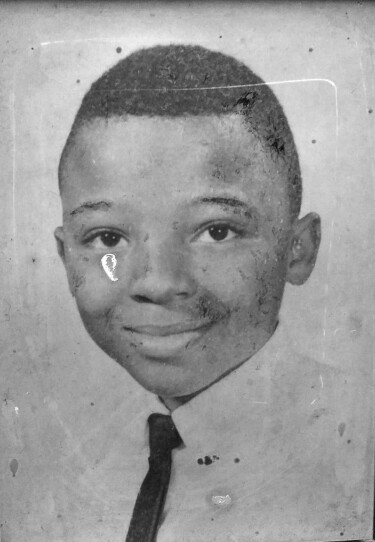 Black and white portrait of Mickey Williams