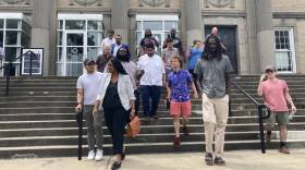 Boston City Councilor Kendra Lara leaves West Roxbury District Court