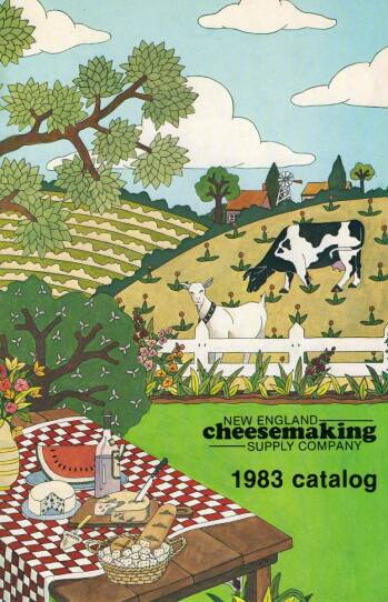 The cover of New England Cheesemaking Supply Company’s 1983 catalog.