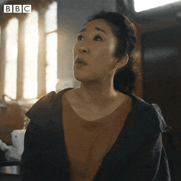 A woman asks "why am I here?"
