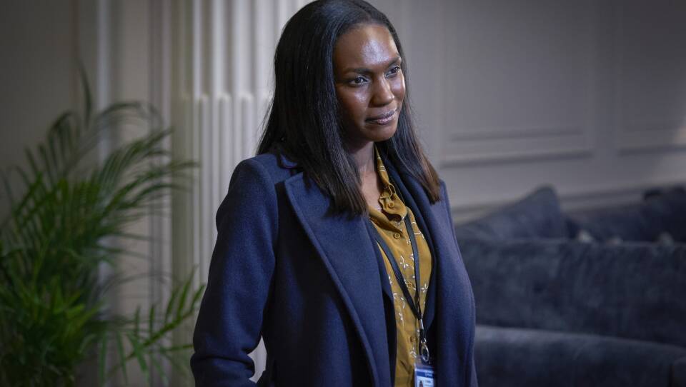 Shown: Yvonne (Isaura Barbé-Brown) smiles triumphantly