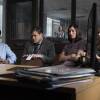 DI Sunny Khan (Sanjeev Bhaskar), DS Murray Boulting (Jordan Long), DC Karen Willetts (Pippa Nixon) and DS Fran Lingley (Carolina Main) meet to discuss the case