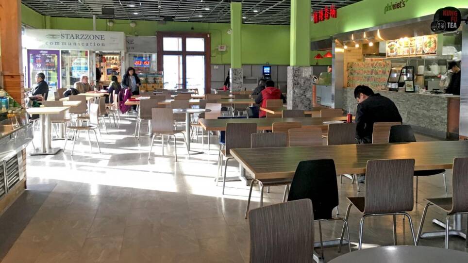Super 88 interior, during off hours.