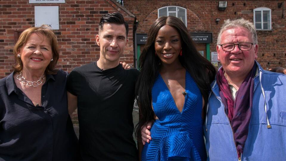 Russell Kane and AJ Odudu