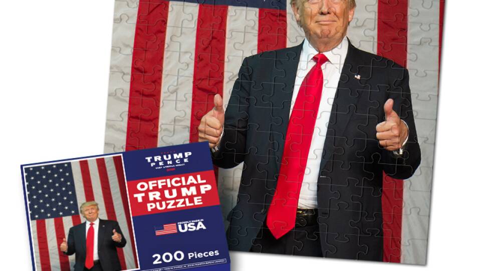 Stuck at home because of the coronavirus? The reelection campaign of President Trump has a puzzle to sell you.