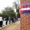 Nation Goes To The Polls In Contentious Presidential Election Between Hillary Clinton And Donald Trump