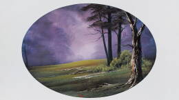 Misty Forest Oval