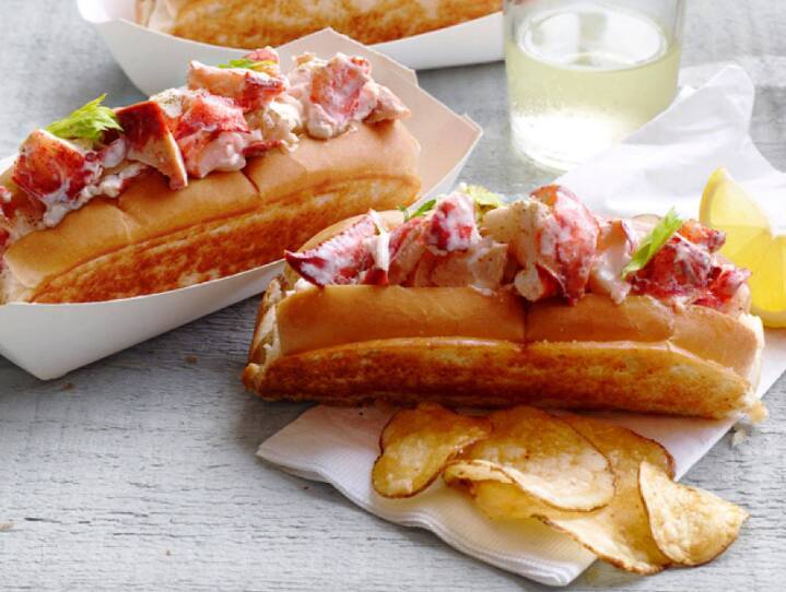 Lobster rolls Fox and Hound in the South Shore