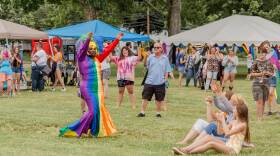Natasha star at small town pride event in 2022