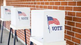 Voting Booths with no people