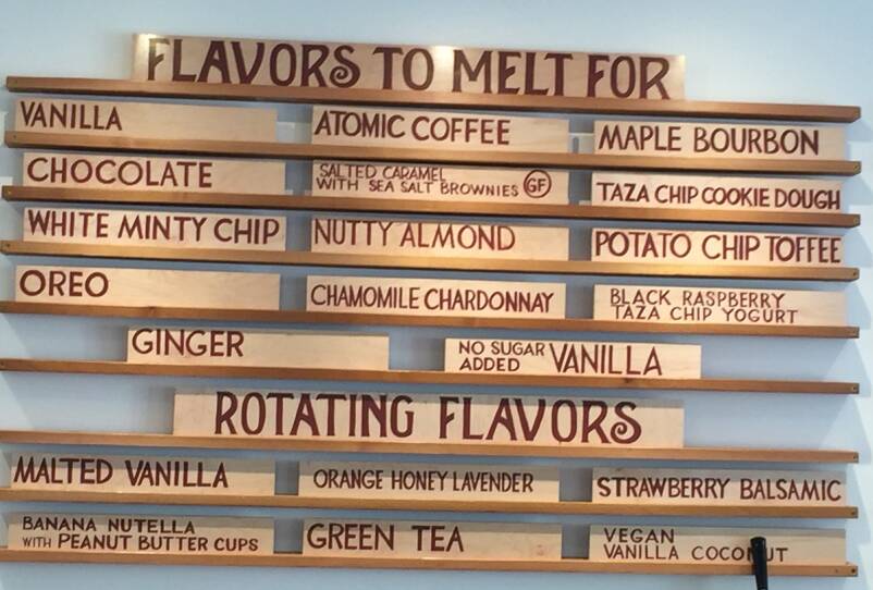 flavor menu at melt