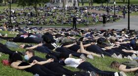 APTOPIX America Protests Boston