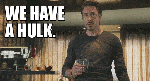 A man says "we have a hulk."