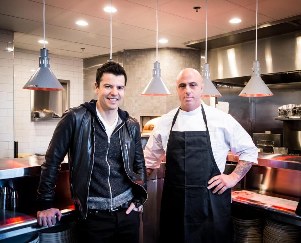 Jordan Knight and Tony DeRienzo at Novara