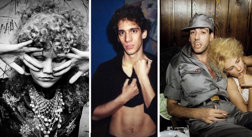 Acclaimed photographer Michael Grecco (center) captures a historic time capsule in his new book that chronicles punk rock band and clubs, including iconic images of The Cramps lead guitarist Poison Ivy (left) and The Clash.