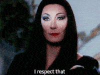 A woman says "I respect that."