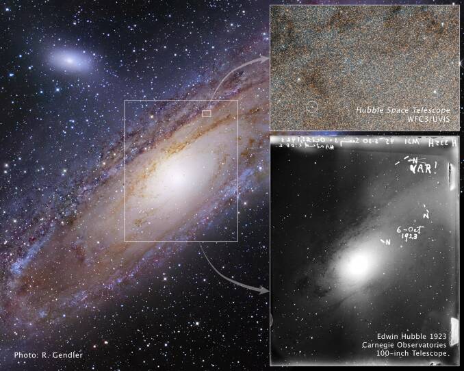 Snapshots of the star that changed the Universe