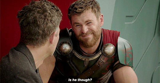 A man says "Is he though?"