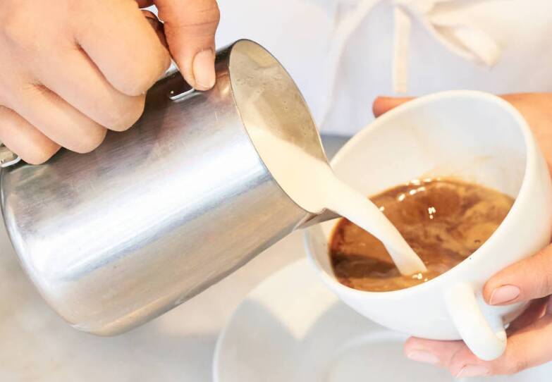 A cup of cocoa at The Buttery.