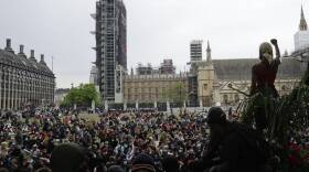 America Protests Britain