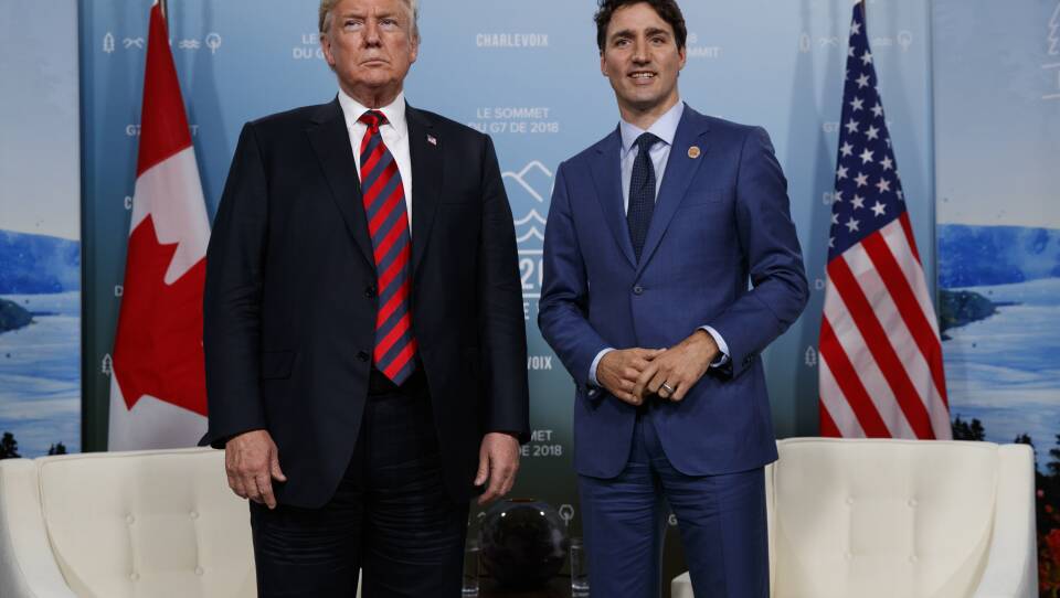 Donald Trump, Justin Trudeau