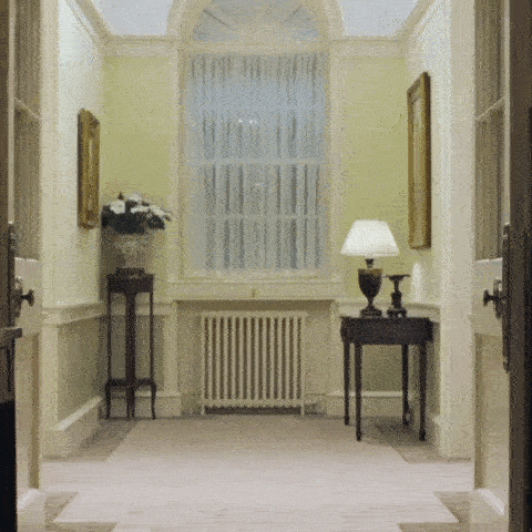 A man dances through 10 Downing Street