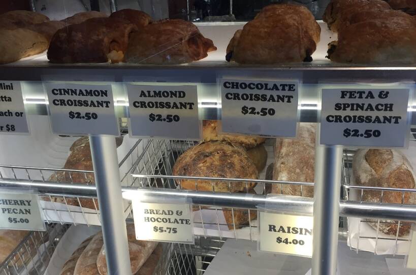 Fresh-baked pastries and breads at Berkshire Mountain Bakery in Pittsfield.