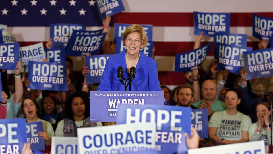 Elizabeth Warren Iowa Caucus