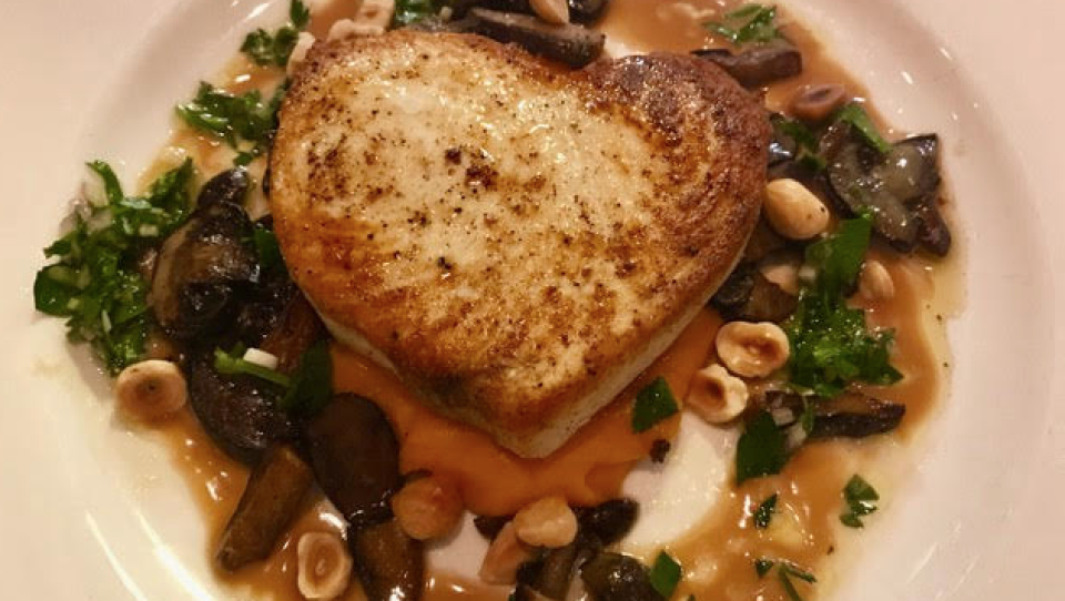 A Valentine's Day special at Lumiere in Boston, MA