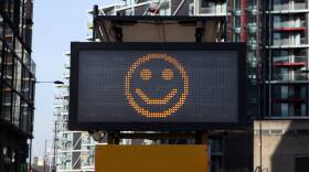 Smiley Street Sign